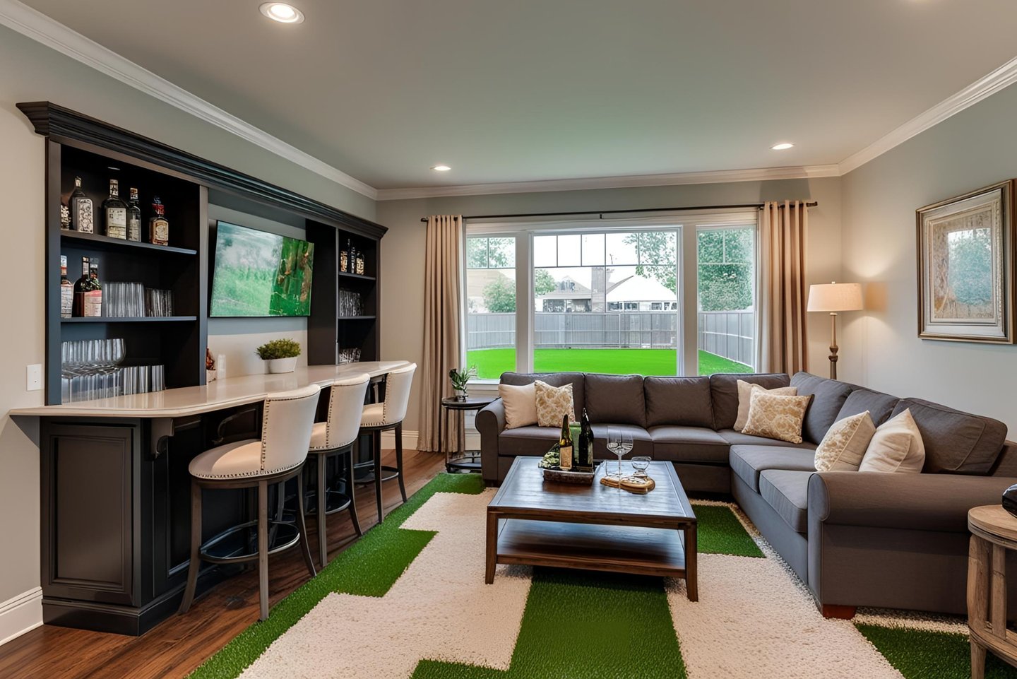  Compact Living Room Bar Ideas