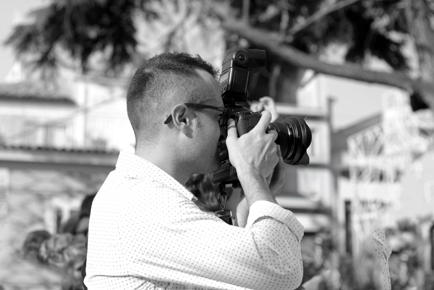 fotografo in azione