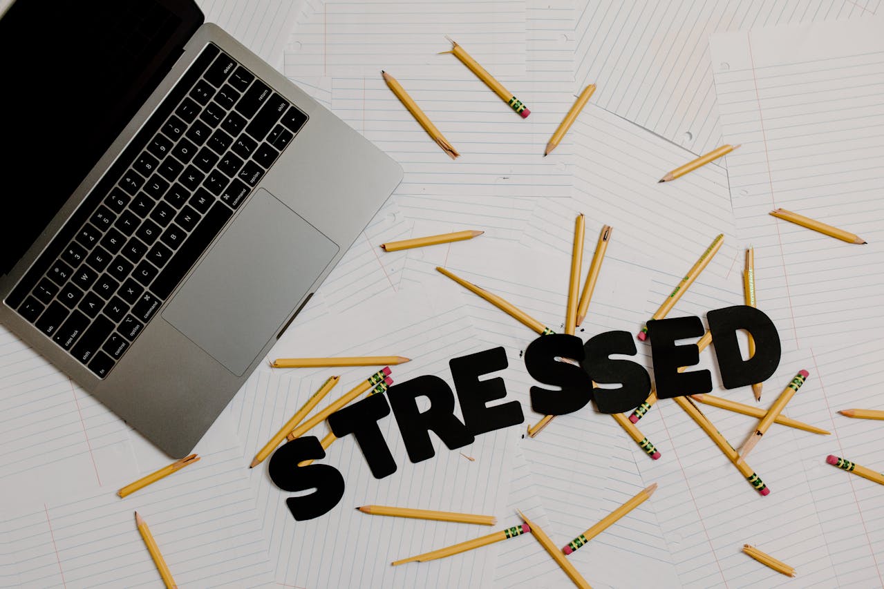 Photo by Tara Winstead: https://www.pexels.com/photo/word-stressed-and-pencils-on-table-near-laptop-