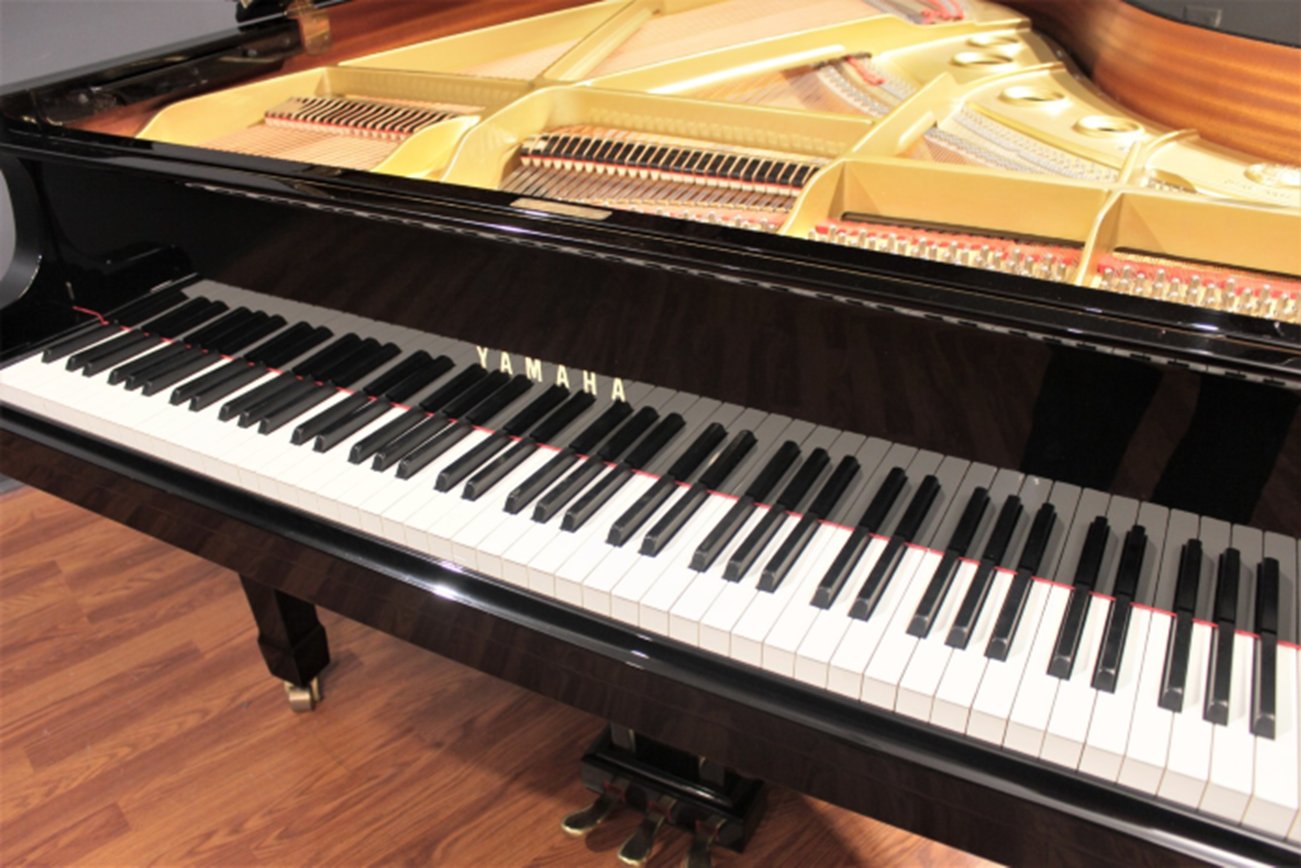 concert grand piano used for lunchtime concerts and recitals
