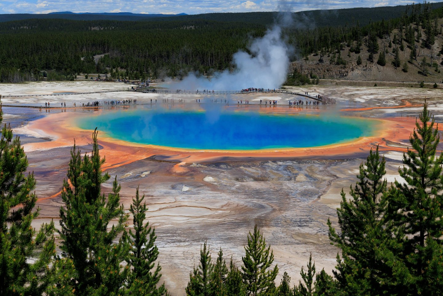 Grand Prismatic Hot Springs