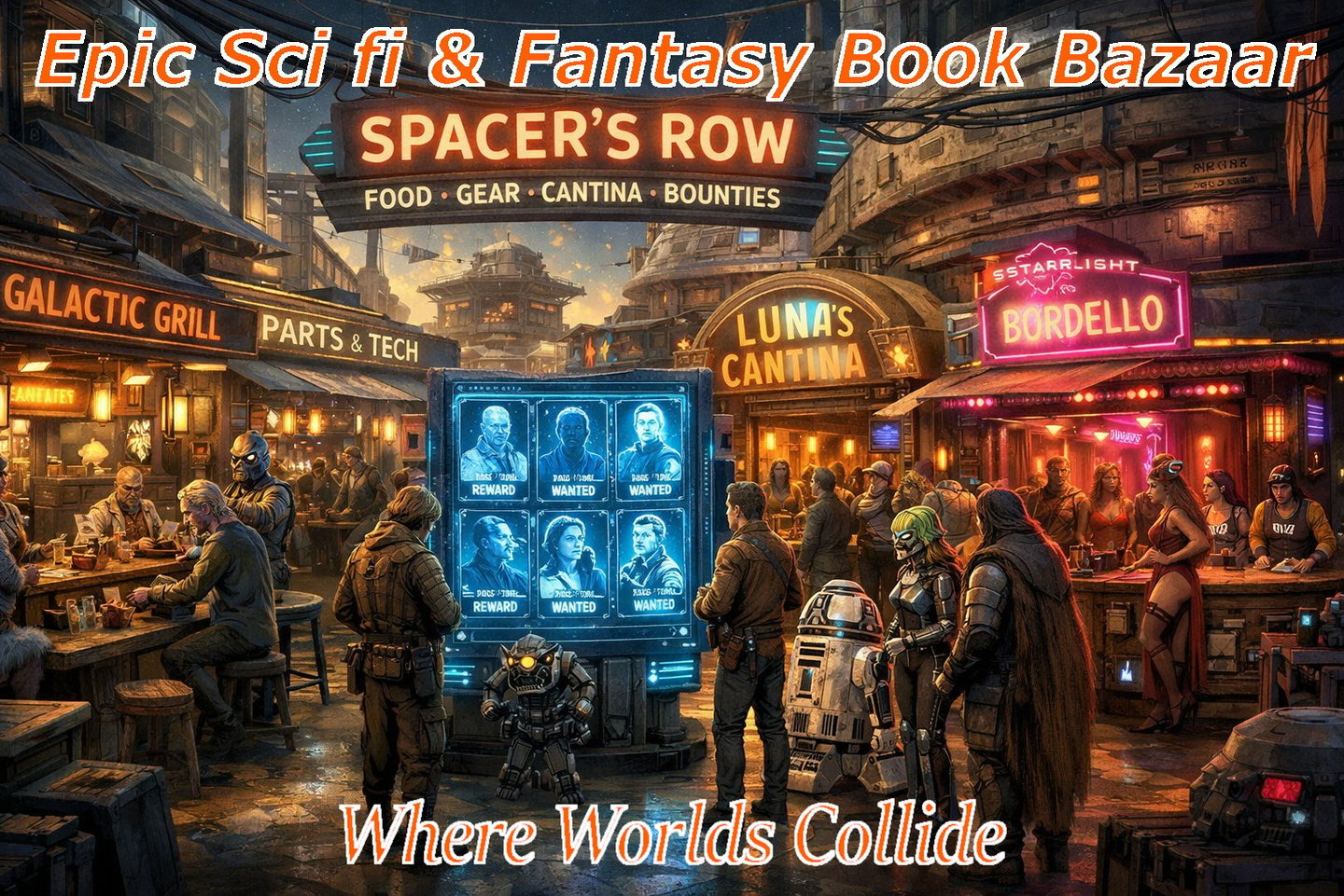 Epic Sci-Fi and Fantasy Book Bazaar - Spacer's Row