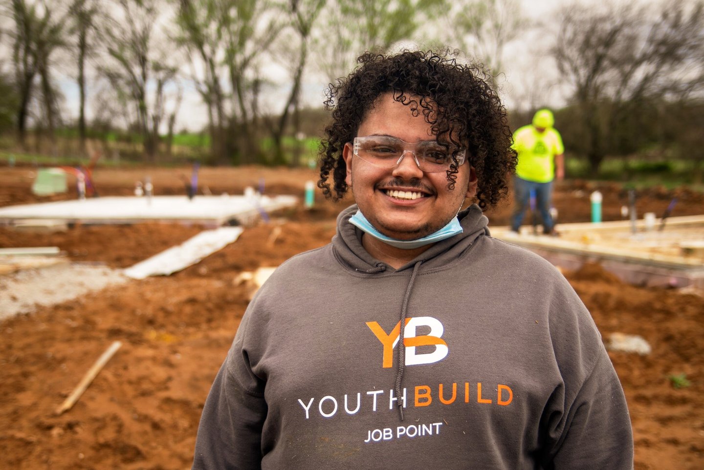 Headshot of Christopher Nichols sporting a Job Point sweatshirt