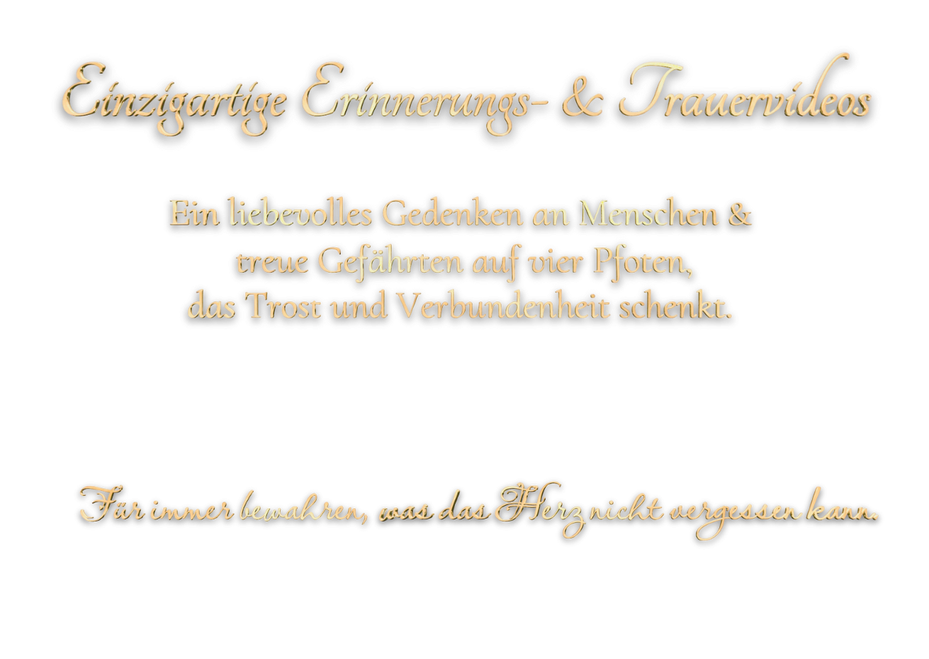 Trauervideos und Erinnerungsvideos – Phoenix Unvergessen