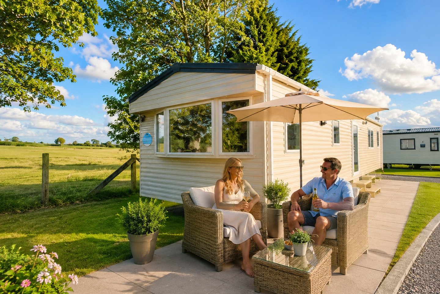 static caravan for sale linburn beck, hamsterley, weardale