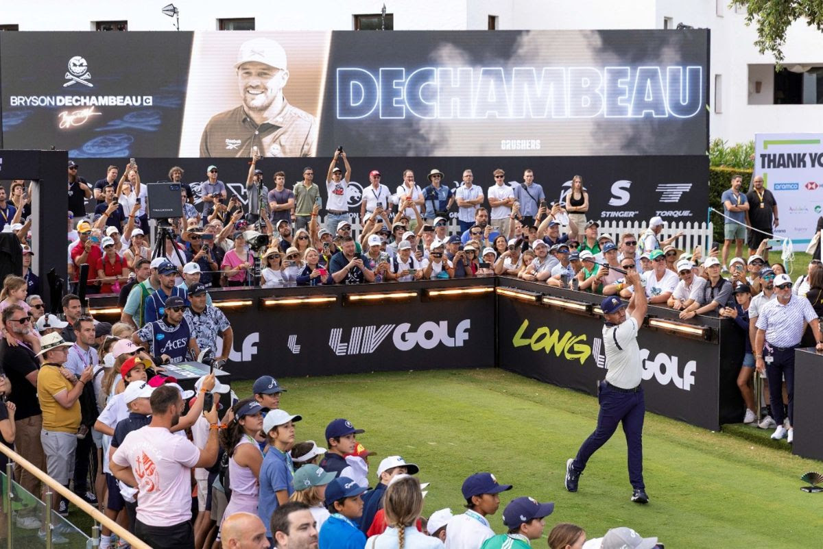 See Bryson DeChambeau of Crushers GC at LIV Golf Indianapolis, August 15-17. (Photo:LIV Golf)