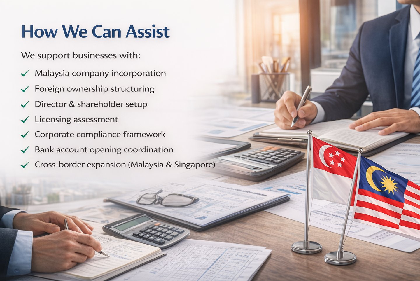 Malaysia company incorporation  Foreign ownership structuring Director & shareholder setup Licensing