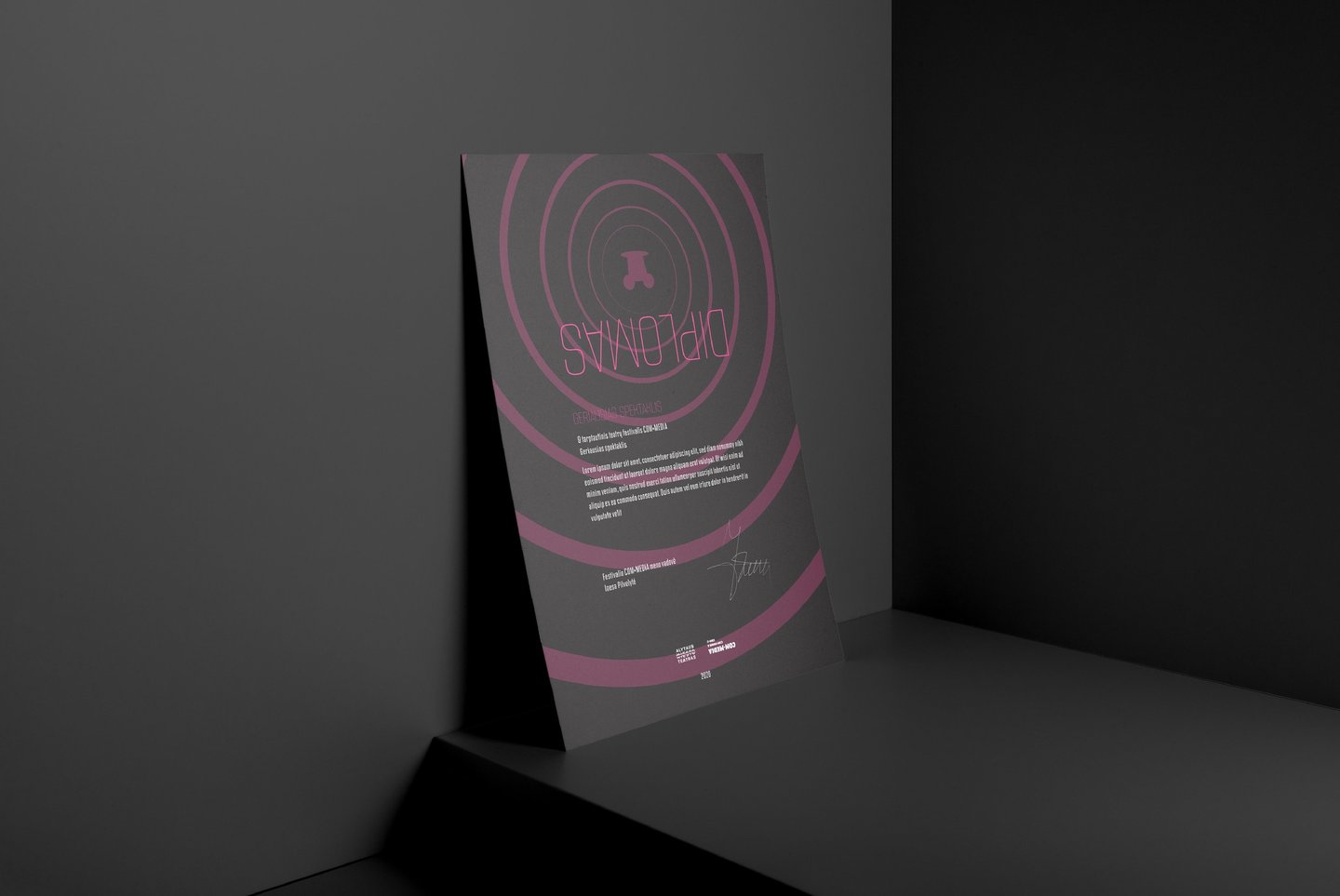 Alytaus miesto teatras. Renginio vizualinis identitetas