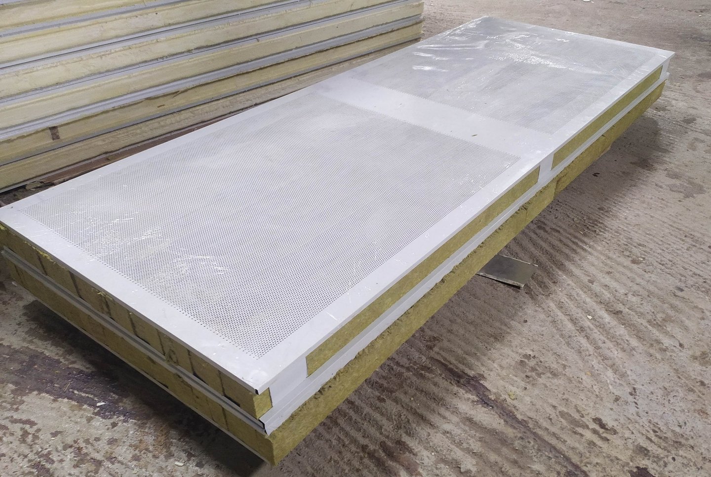 PERFORATED RCKWOOL PANELS