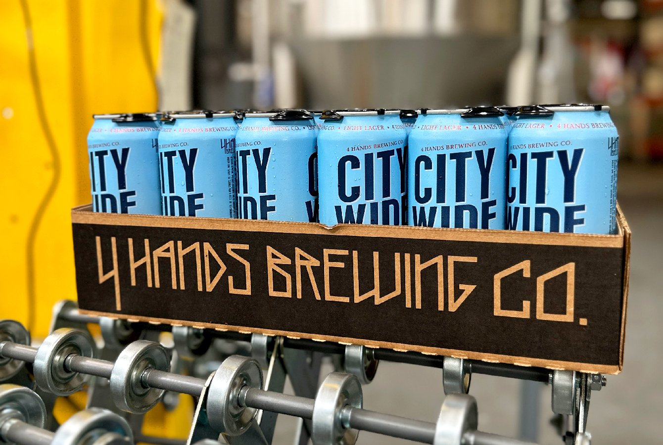 Box of 4 Hands Brewing Co Beer