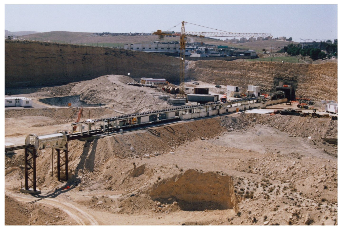 TBM ready for tunnelling at the Marka Tunnel Project, Amman, Jordan