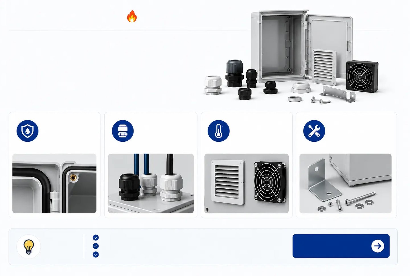 complete enclosure system accessories