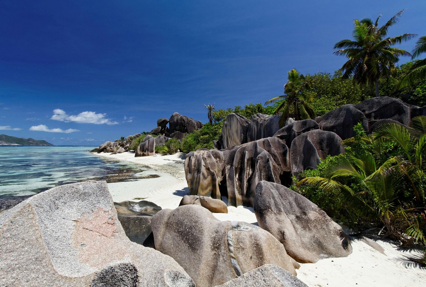 La Digue, Seychelles (Rock Formations on Seashore Under Blue Sky) @pexels