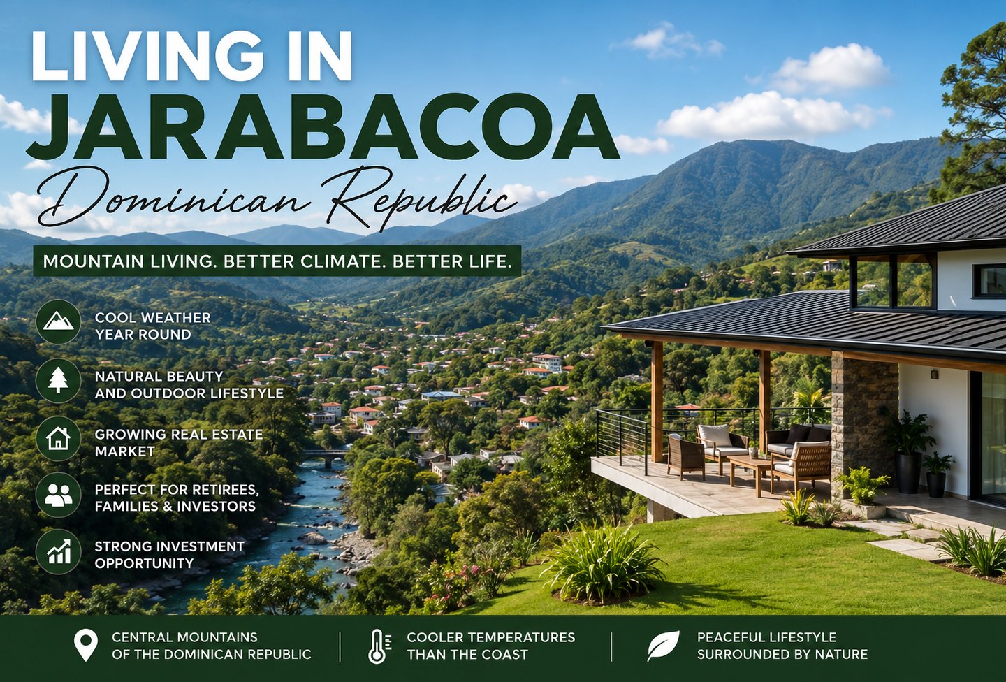 Living in Jarabacoa Dominican Republic, natural beauty, and growing real estate opportunities