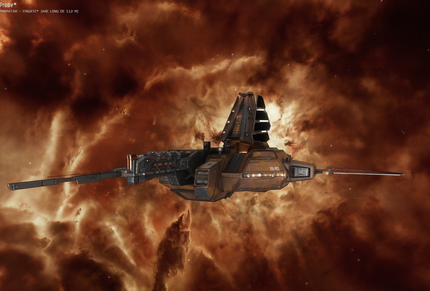 Jeu MMORPG Eve Online New Eden frégate Minmatar Probe