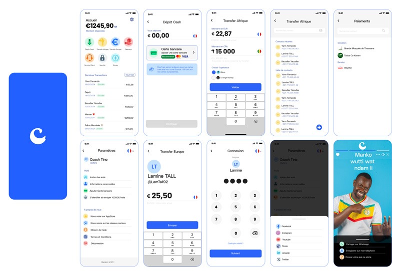 Design refont Application mobile via Figma