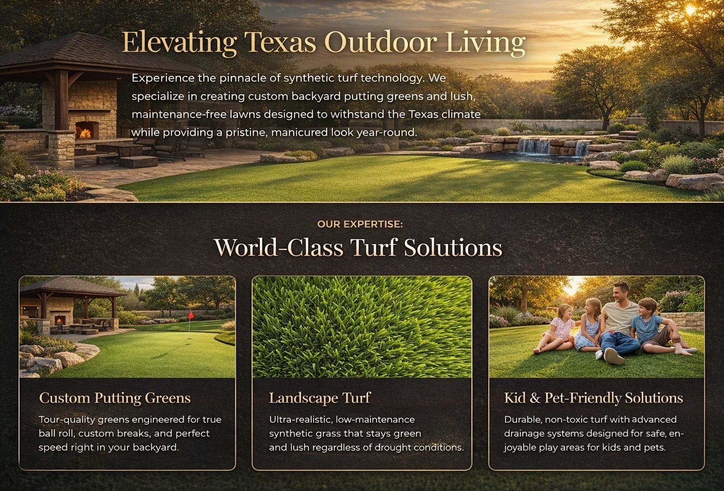 pet turf dallas, putting greens Houston 