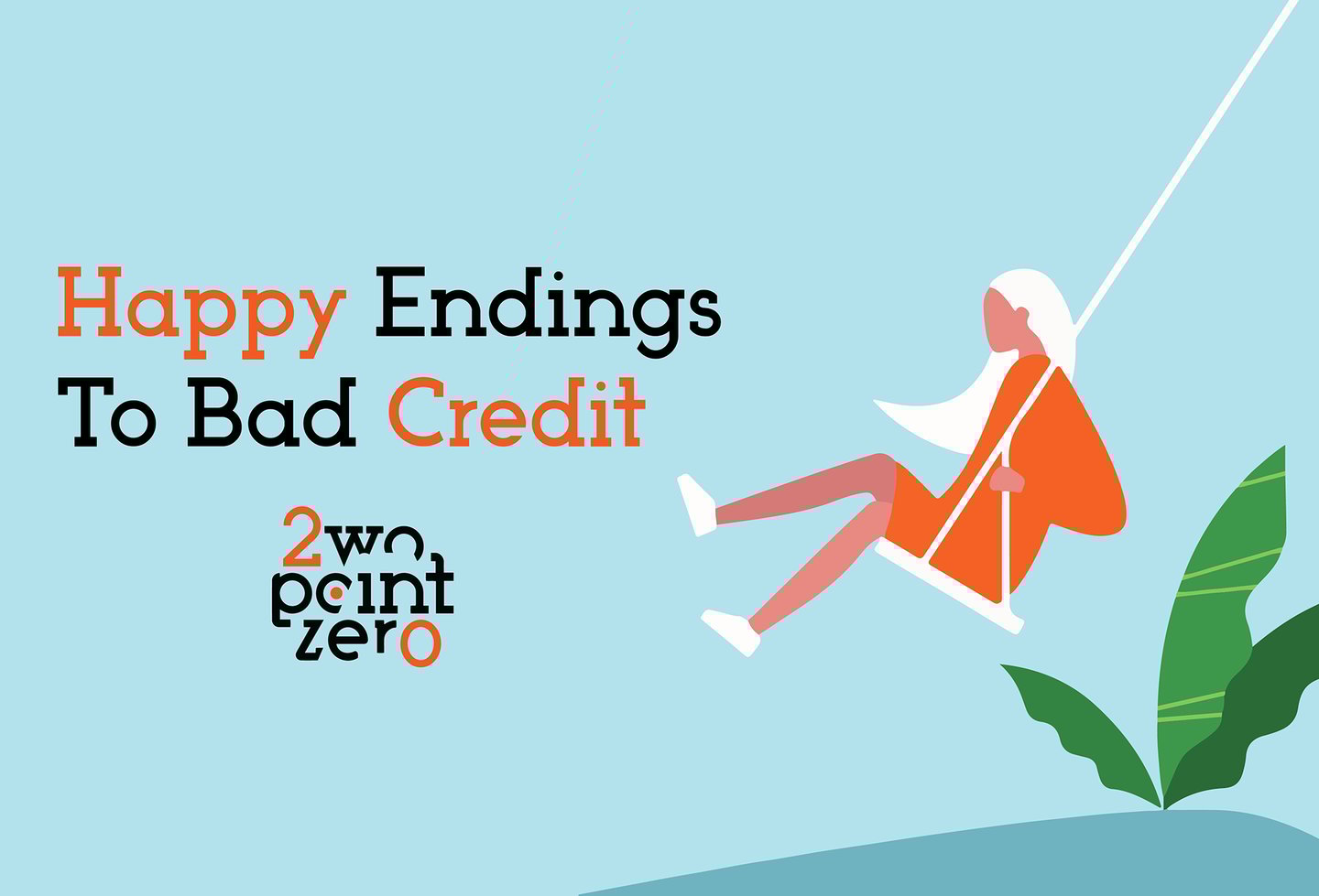 2 Point Zero - a woman swinging a swing - line with a happy ending