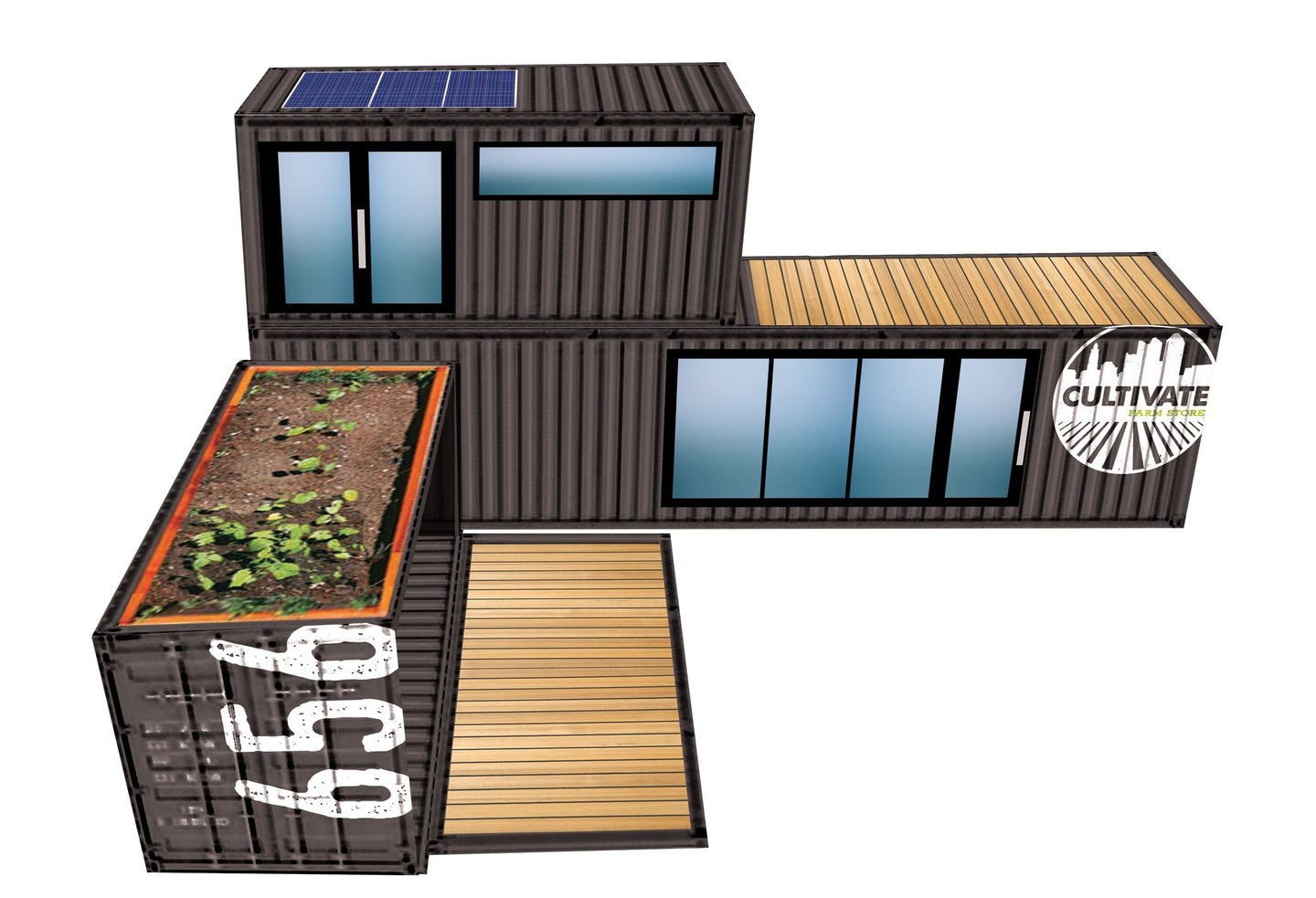 Cultivate Farm Store Environmental Graphics and Branding