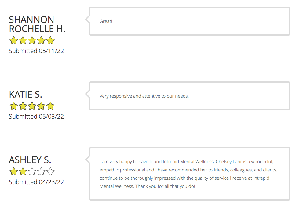 Website Reviews