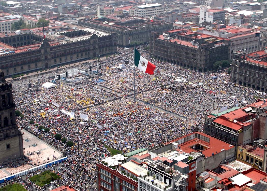 Zocalo in Mexico City