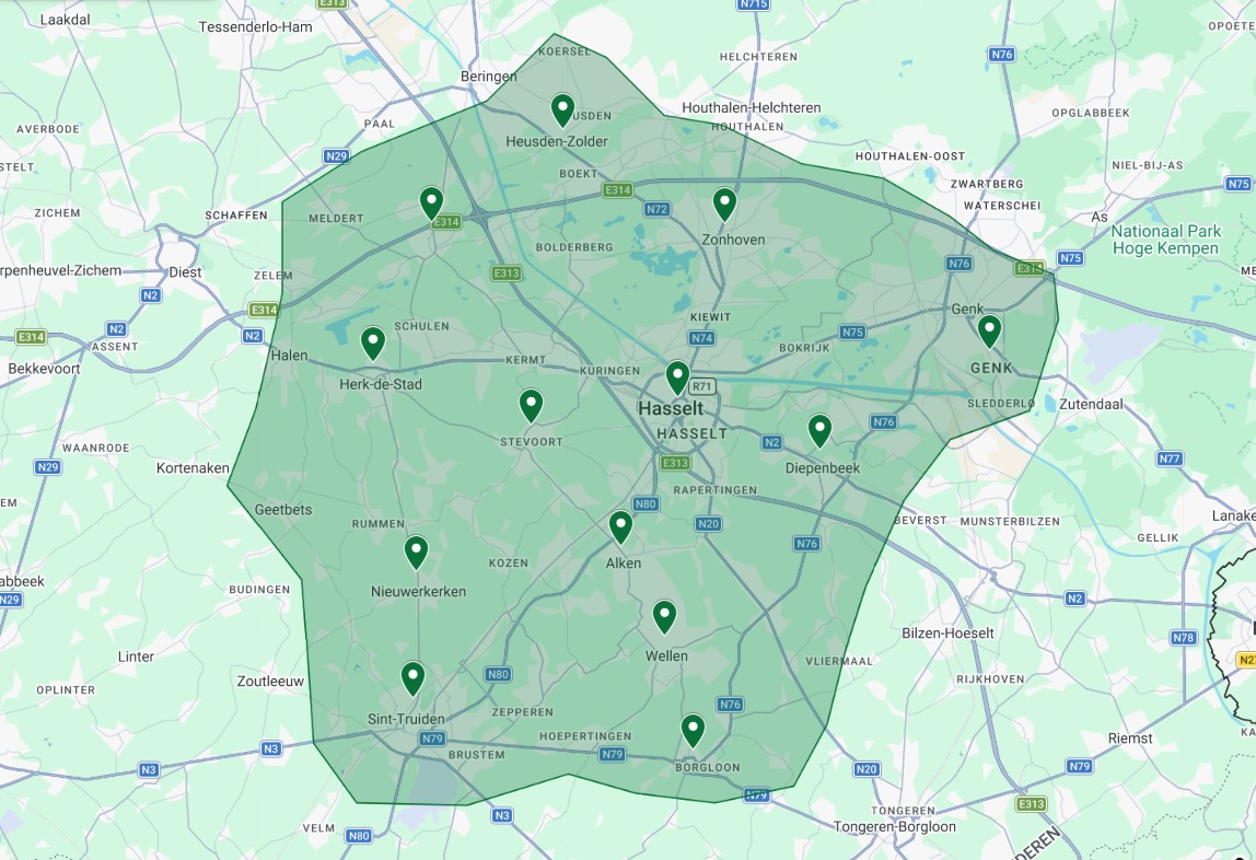 Tuinonderhoud Stan Vanaken regio