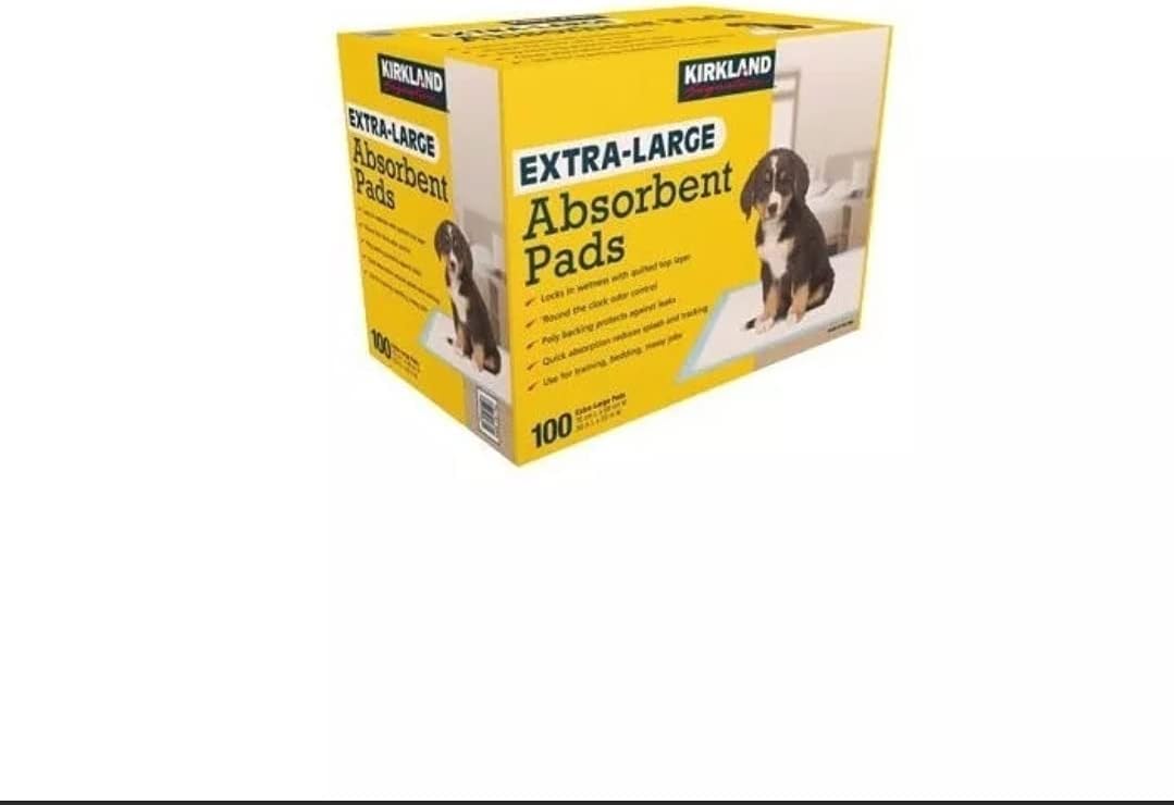 Kirkland Signature Extra Large Absorbent Pads for Dogs Pack of 100, Count