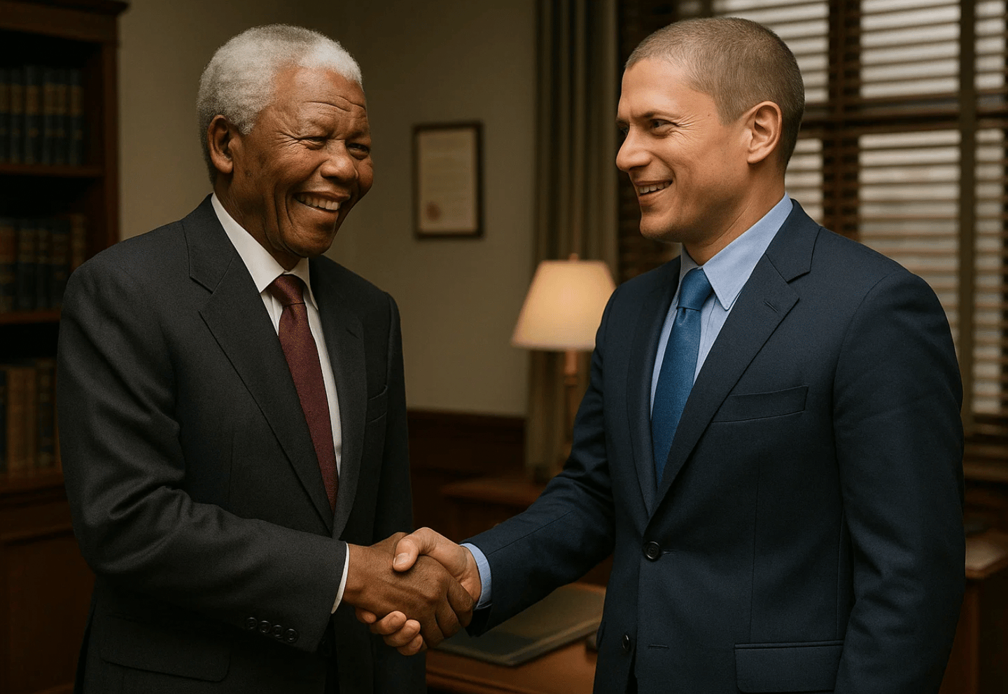 (Rencontre fictive)  Mandela est resté 27 ans en prison - Journée Internationale