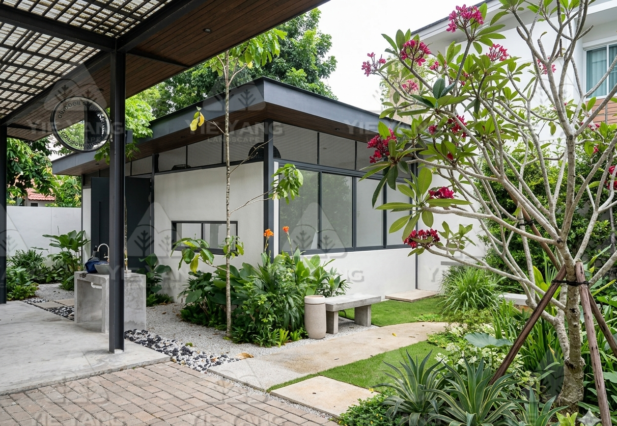 Professional commercial landscaping for IBN Genting Highland by yie yang landscape
