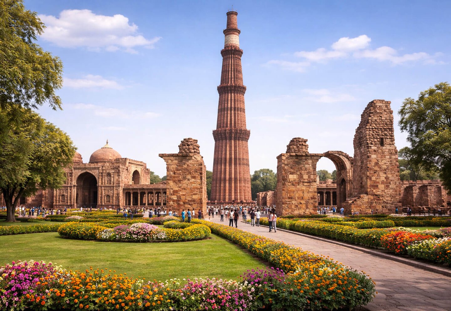 The Qutab Mina Complex in Delhi