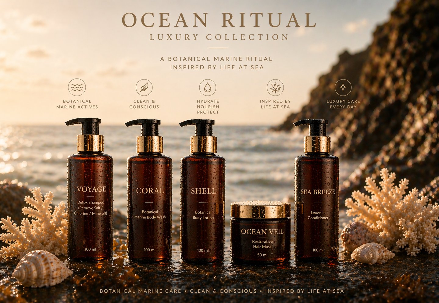 Coastal wellness spa ritual