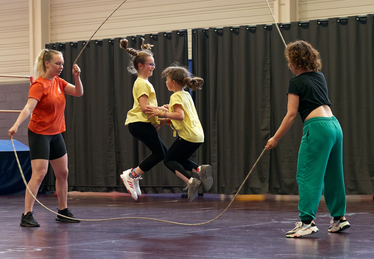 Entraînement Double Dutch — enfants à Mondeville près de Caen