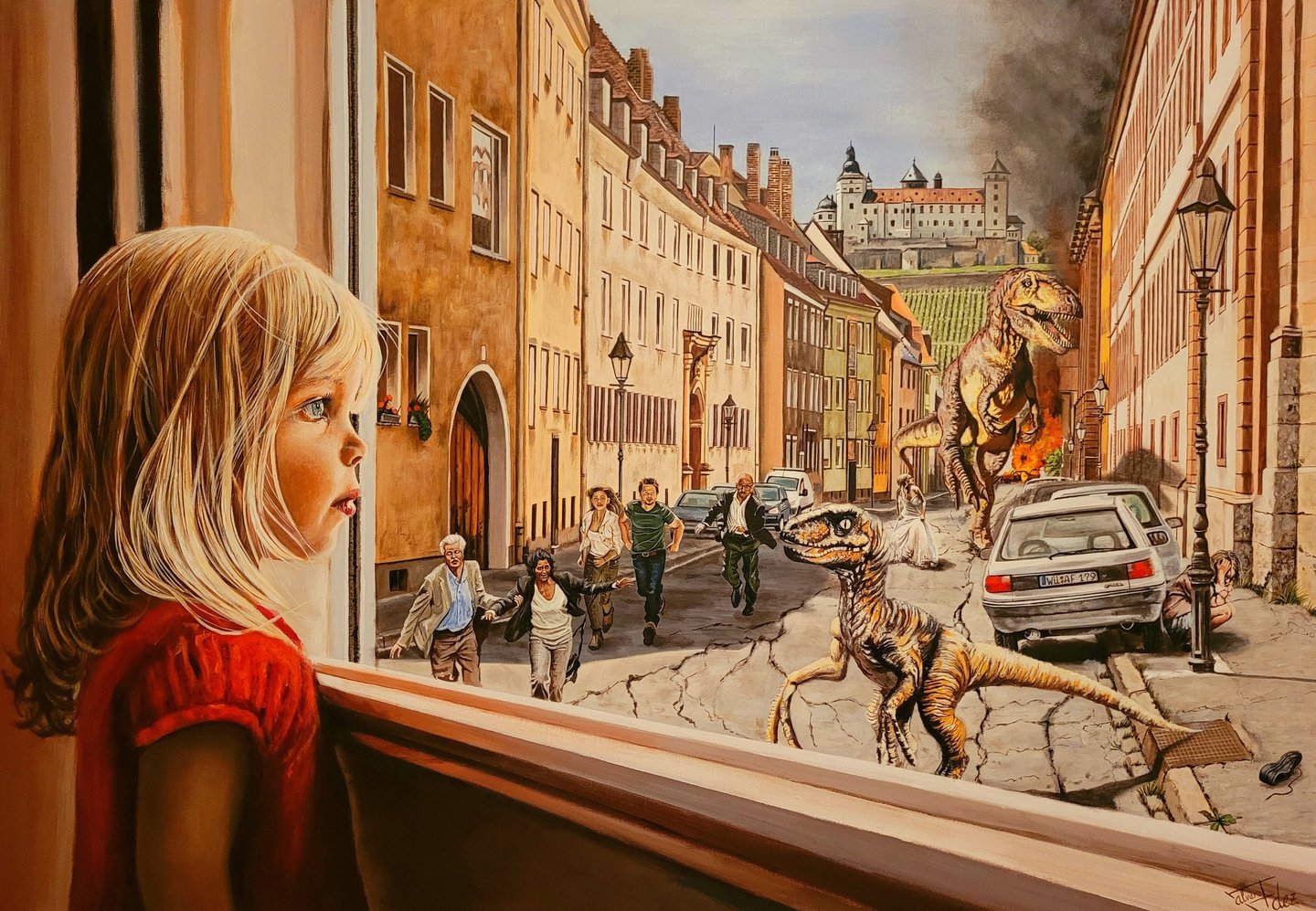 Álvaro Fernández Sáez Es war einmal Dinosaurier Würzburg Festung