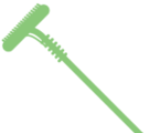 A green and white image of a water pool, high quality window cleaning equipment