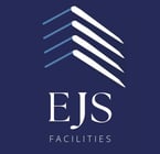 logomarca com fundo azul da empresa