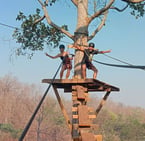 Ziplines & Adventure Park in Tad Lo
