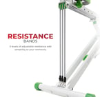 Row and ride exercise machine