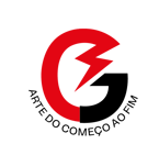 Ícone da marca Garage Datalink, com a frase "arte do começo ao fim", destacando cabos para instrumentos musicais.