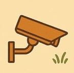 Dessin caméra vidéosurveillance