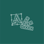 Icône identité visuelle – logo et charte graphique par graphiste freelance à Rennes