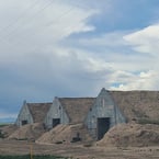 Potato cellars near Arco, Idaho 2021
