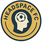 a soccer ball with a head in the middle of the head