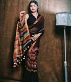 Linen Saree