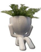 Pot de fleur original