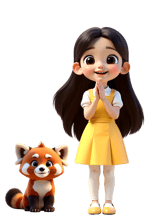 Kid and animal mascots named Sora & Sky