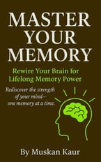 a book cover of a book titled master your memory