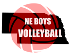 Nebraska Boys High School Volleyball logo