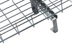 Apply to: Floor or cabinet top Fit for:Width of tray from 100mm to 600mm Include:Bar x 1, footx 2,