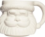 Sweet Water Decor Santa Face Christmas Mug
