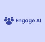 a logo for engage ai